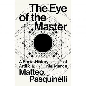 Book cover of The Eye of The Master, white with black dots and lines representing an eye.