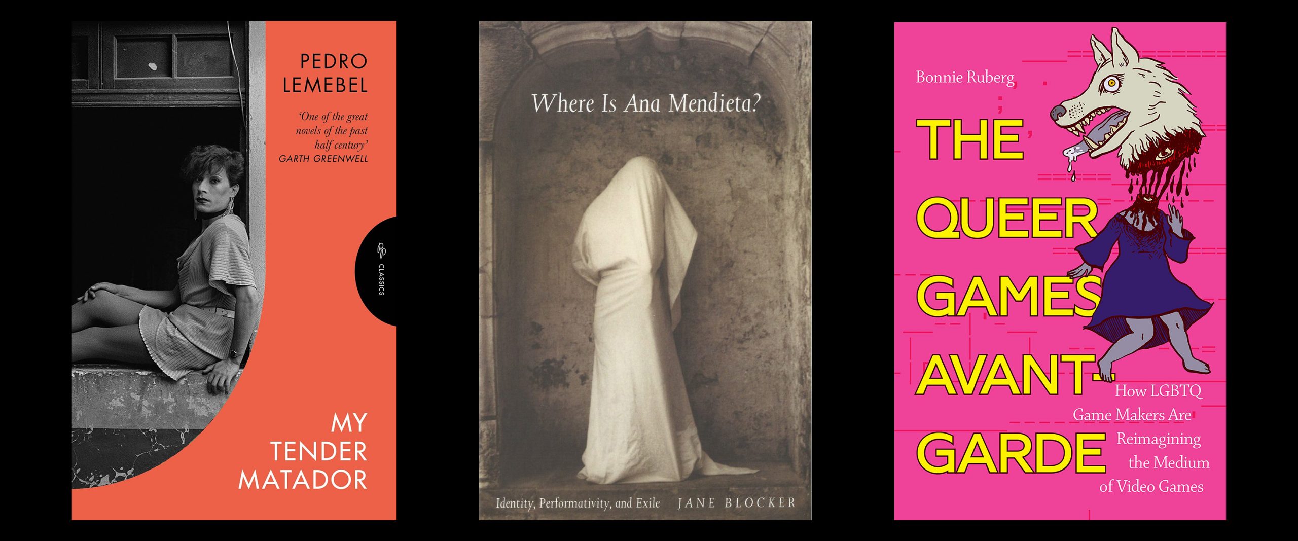 Three book covers.
